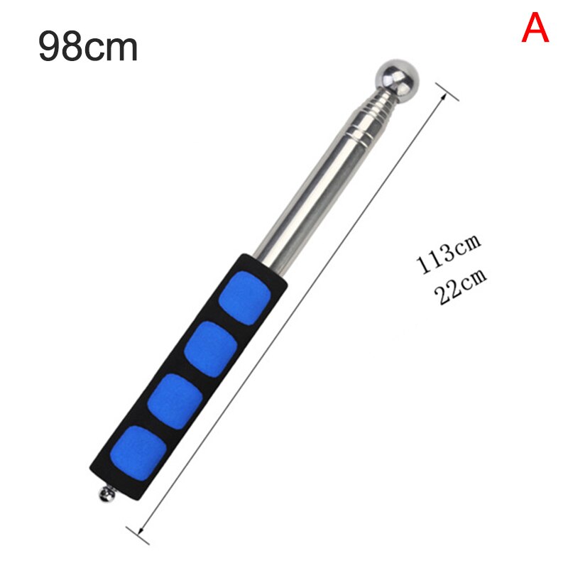 Extendable Detection Stainless Steel Wall Test Telescopic Thickening Home House Wall Check Empty Drum Hammer Inspection Tool: A