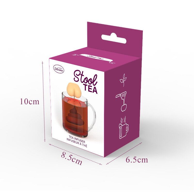 1pc Silicone thé infuseur caca tisane sac réutilisable cuisine café filtre diffuseur passoire thé accessoires TXTB1