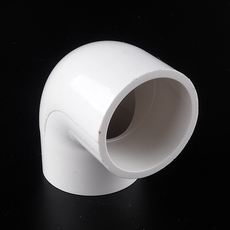 20pcs~5pcs Inner Diameter 20~50mm PVC Pipe 90° Equal Elbow Connector Plastic Water Supply Joint Fittings Irrigation System Parts