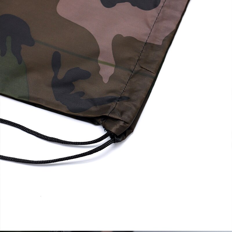 camuffare Zaino Coulisse Borsa Da Palestra Borsa Da Viaggio sport all'aperto Leggero YS-acquistare