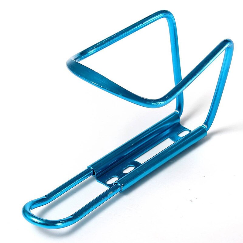 Botella de aluminio azul titular sostenedor de la bebida del soporte para bicicleta