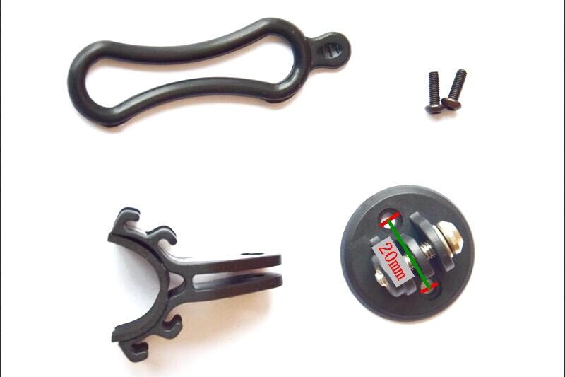 Soporte de ordenador para bicicleta de carretera MTB, soporte para ordenador para Bryton Rider 310 330 420 530: Gopro and light