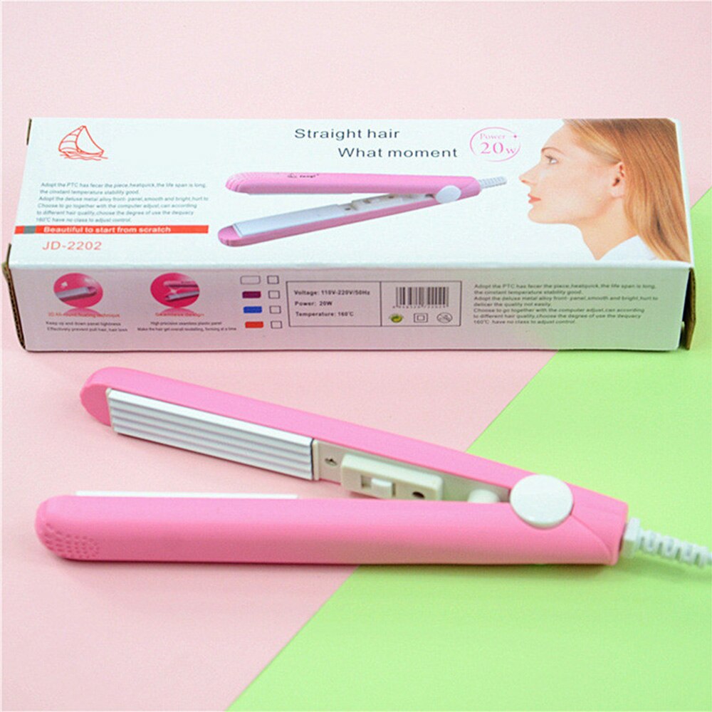 Mini fer à lisser plat fer à friser cheveux barbe lisseur peigne cheveux sertisseur fer à friser cheveux lisseur brosse