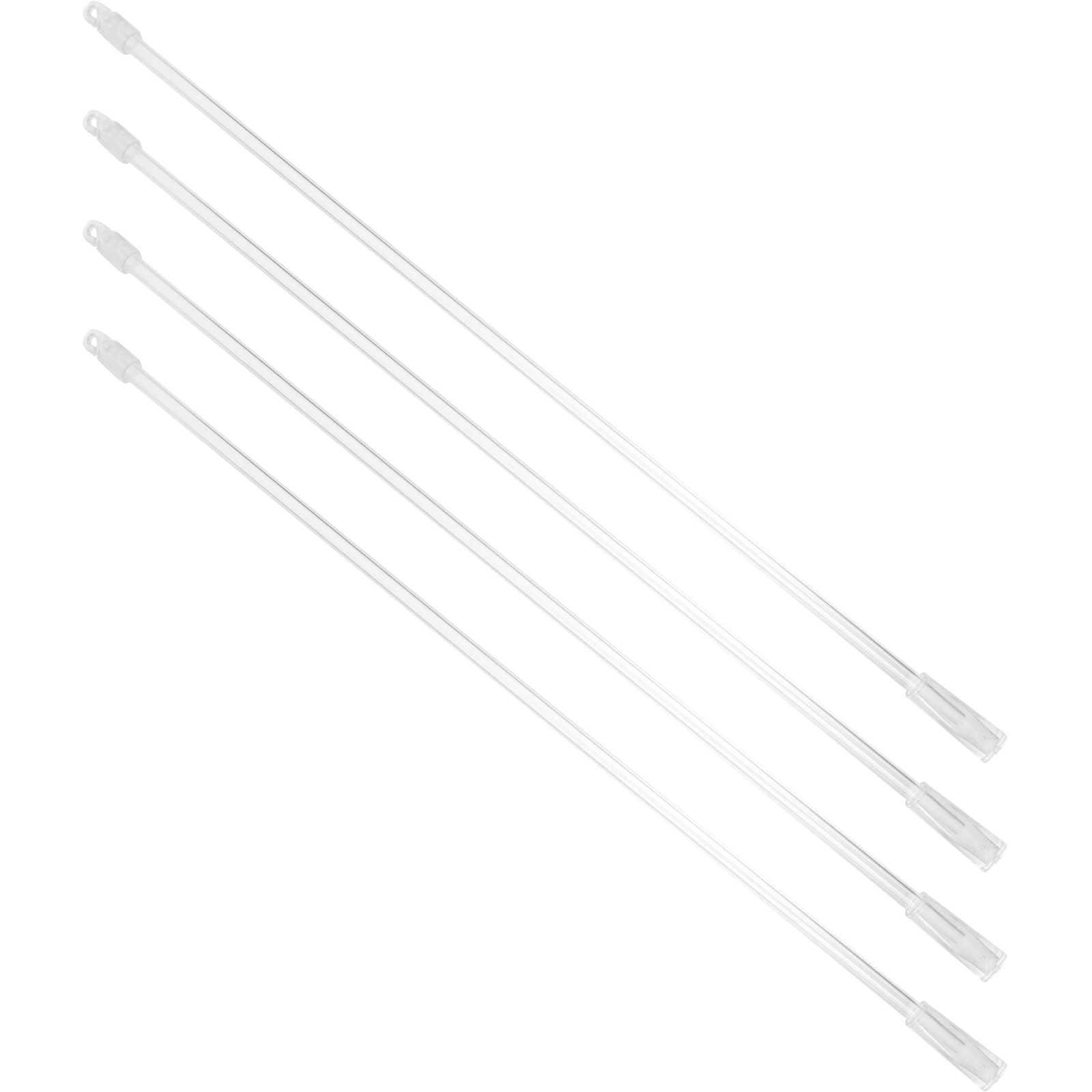 4 Sets Blind Rod Rotating Hook Handle Transparent Accessories Curtain Vertical Window Blind Tilt Replacement Window