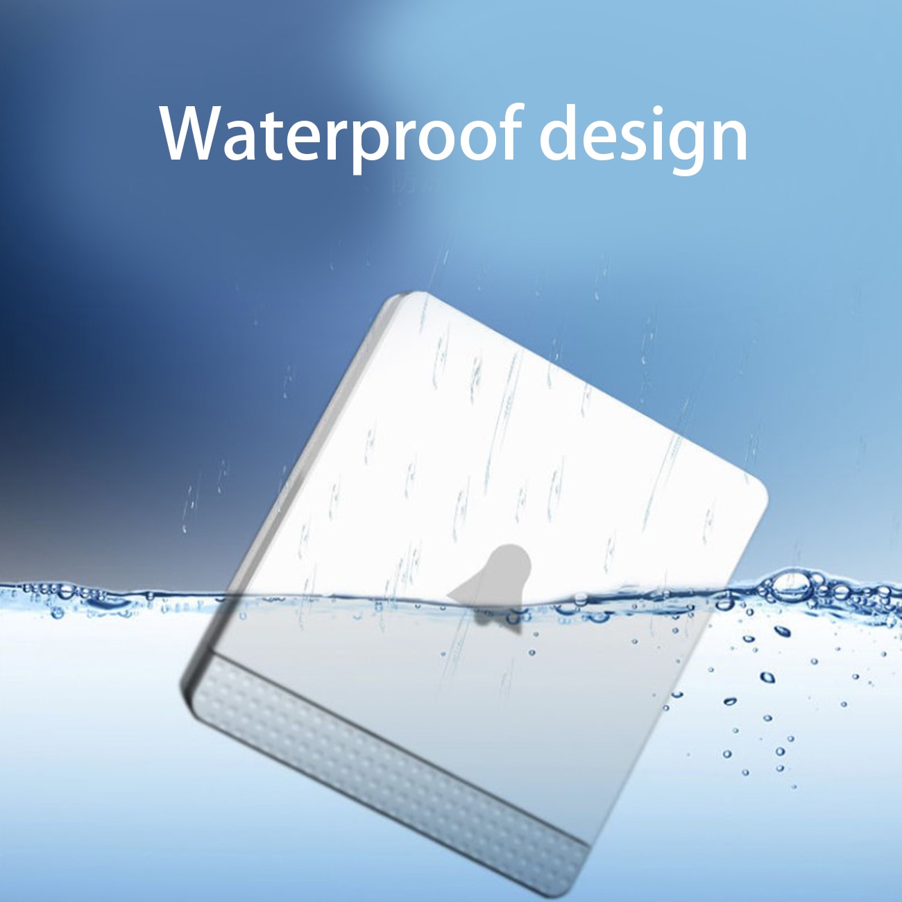 Wireless self-powered doorbell Chime Ring Home Electronic smart waterproof wireless doorbell Home Welcome Door Chimes