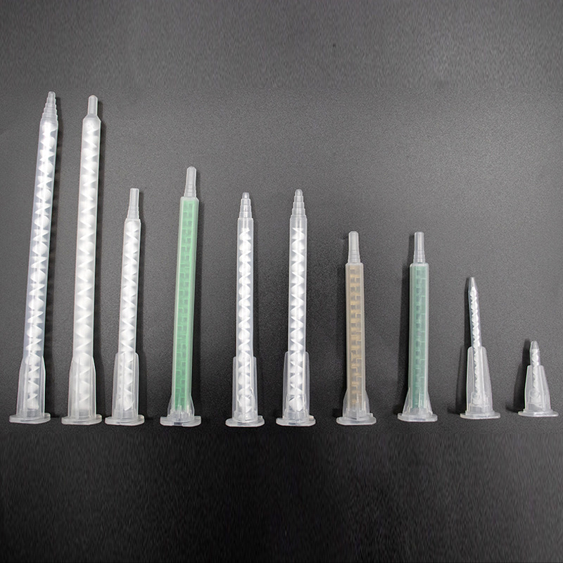 50 stks Epoxy Statische Mixer Lijmen Doseren Mengmondstuk Hars AB Lijmen Mengbuis voor Twee Componenten Vloeistof Mengmachine