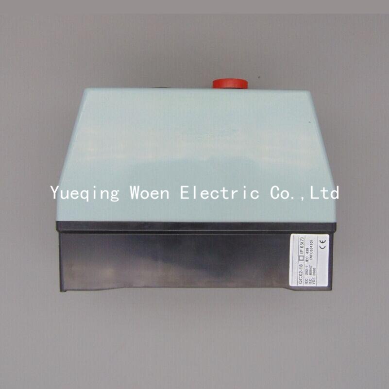 Magnetische starter QCX5-12 Plastic case Motor start schakelaar QCX2-12 Motor protector 12A