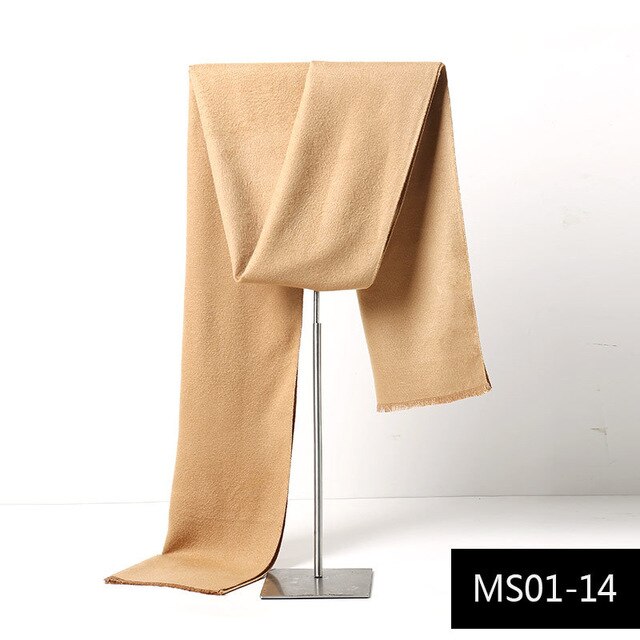 Foulards décontracté gland hiver hommes écharpe en cachemire foulard en cachemire foulards hommes Streetwear: style2