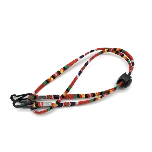 Cordón ajustable para mascarilla facial, soporte cómodo, antipérdida, para colgar en el cuello: Red