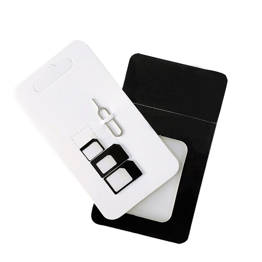 4Pcs Universele Mobiele Telefoon Sim Naar Micro/Standard Card Adapter Mobiele Telefoon Sim Naar Micro/Standard Card adapter Converter