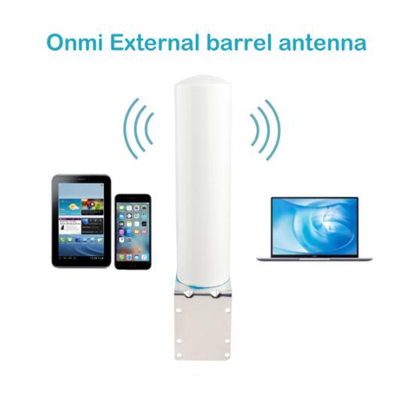 JX-antena de Panel exterior 3G, 4G, 12dbi, alta ganancia, 698-2700MHz, 4G, LTE, antena omnidireccional aérea N hembra