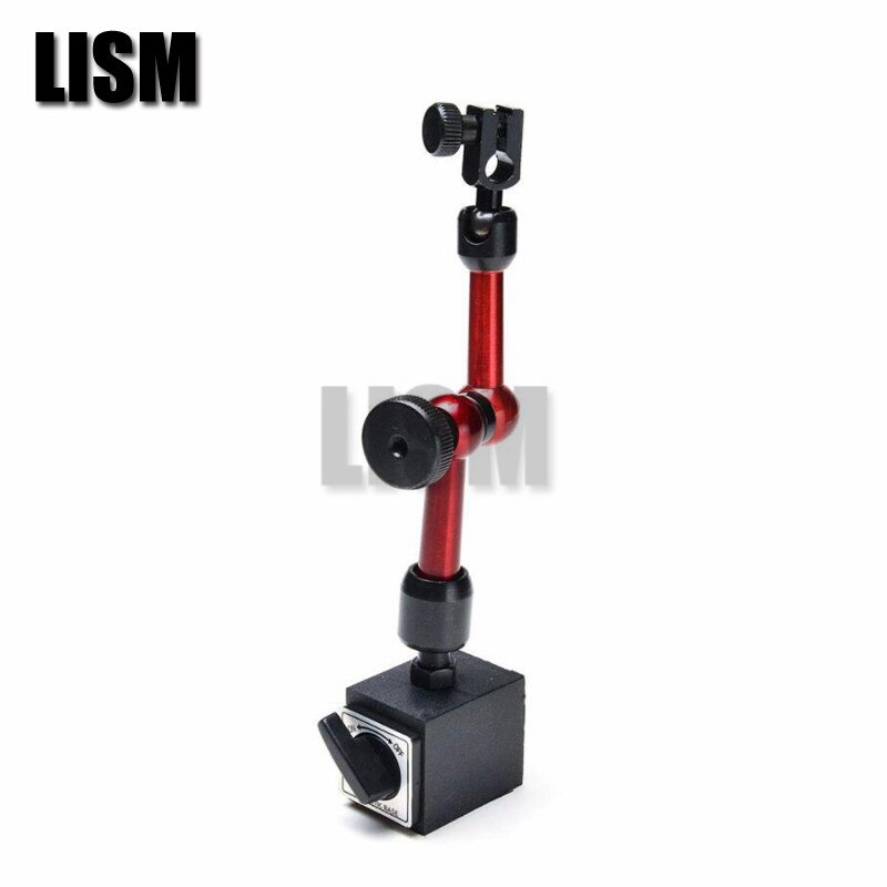 Mini Universal Flexible stand with Dial Test 0.8mm dial Indicator Magnetic Base Holder Stand Magnetic Correction Gauge Stand
