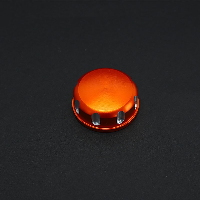 Motorcycle Plastic Water Coolant Reservoir Tank CNC Caps KLX 250 KLX250Coolant Reservoir Tank Radiator Overflow for Kawasaki: Orange Cap