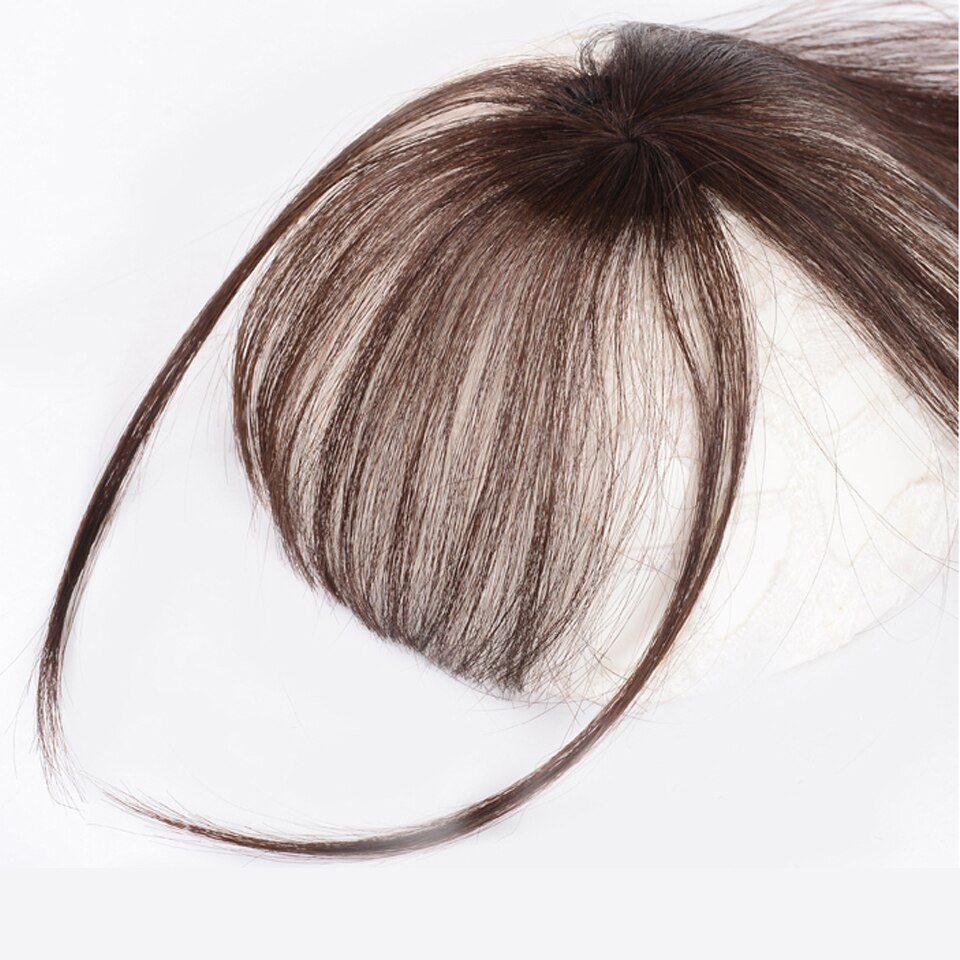 Allaosify 11 "Synthetische Toupet Haarstukje Clip In Een Stuk Rechte Topper Haar met Pony Clip In Hair Extensions voor vrouwen