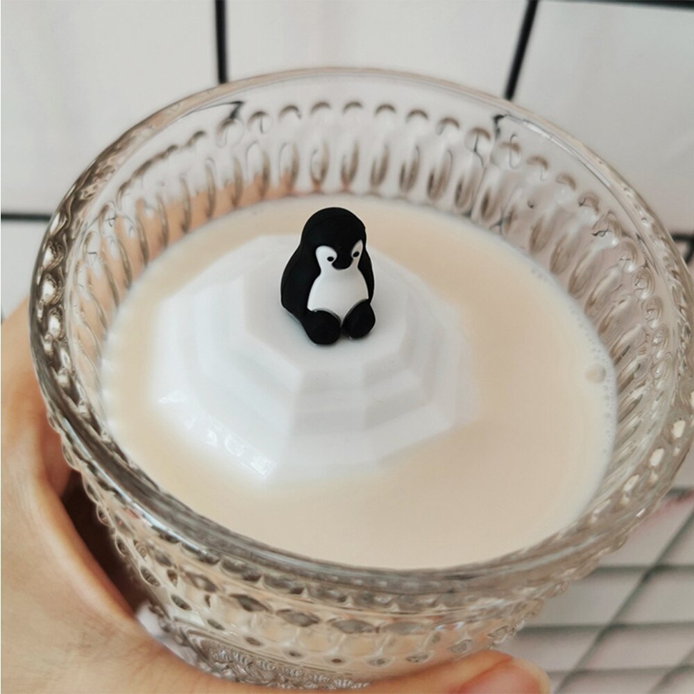 Edelstahl Tee Infuser Filter Pinguin Tee Sieb Tee Filter Tee Leckage Tee Kunst Werkzeug für Haus (Weiß)