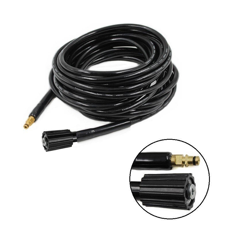 10 Meters Pressure Washer Extension Hose Pipe For Karcher K HD HDS Elitech Interskol HUTER Washer Outlet