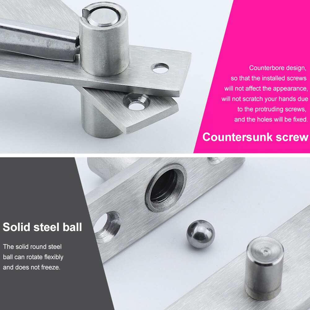 Counterbore Pivot Hinge Shaft With Screws 360 Degr... – Vicedeal