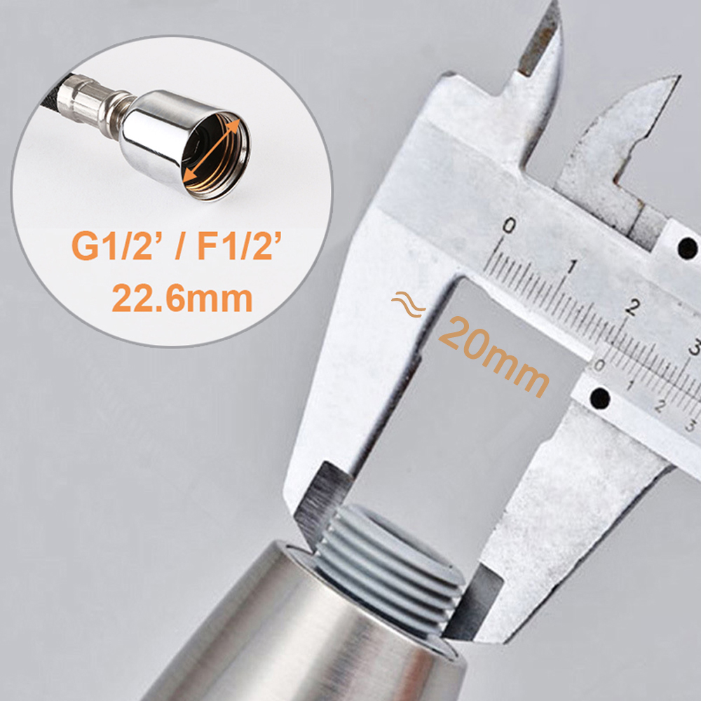 Kitchen Faucet Pull Out Replacement Sprayer G1/2 Universal Sink Shower Head Soft Airbubble Water Tap Aerator Home Renovation