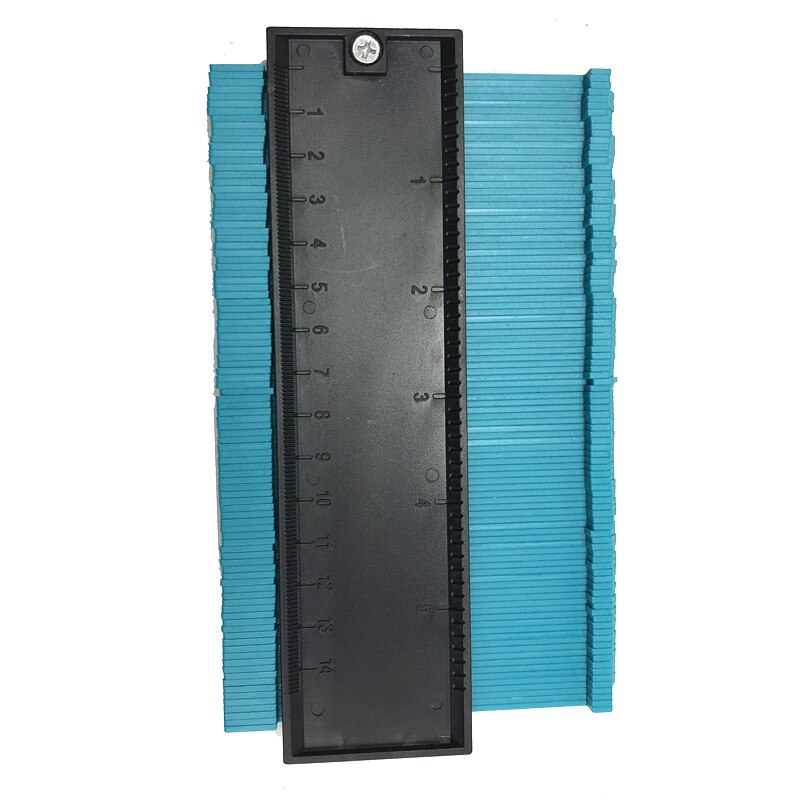 20 cali 10 cali 6 cali 5 cali szablon krzywizna linijka krawiecka kontur miernik laminat dywan płytka drewniana miarka radian linijka: 6cal zielony kolor