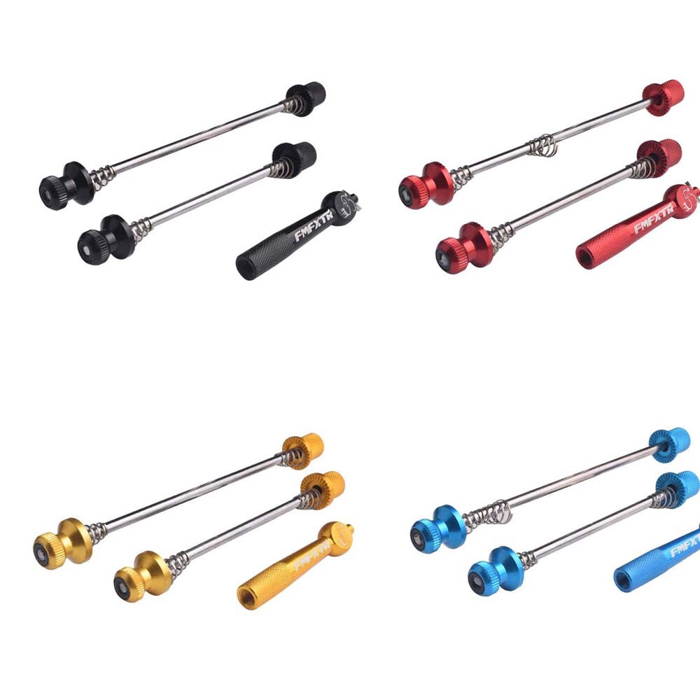 Road Bike Wheel MTB Quick Release Skewers Locking Security Anti Theft Skewer Set Wheel Hub Skewers