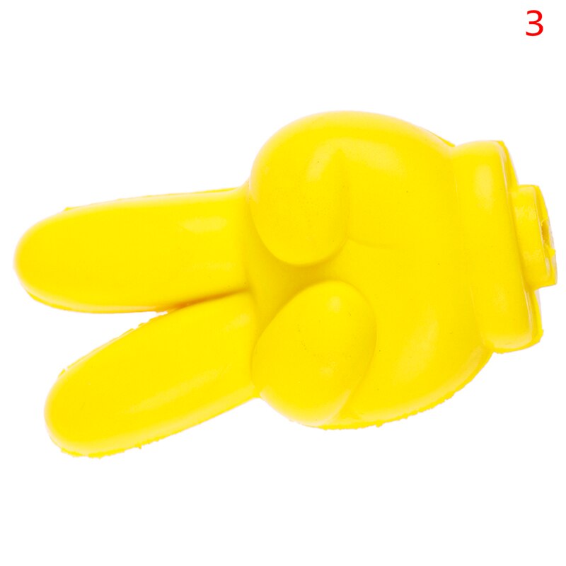 10cm Cute Yellow Finger Car Antenna Topper Eva Decorative Car Topper Balls: 3