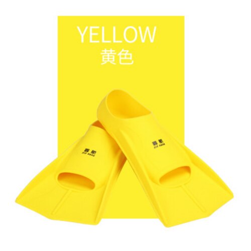 C462 product, , swimming fins frog shoe Children Adult Swimming Training Silicone Fins: yellow / M