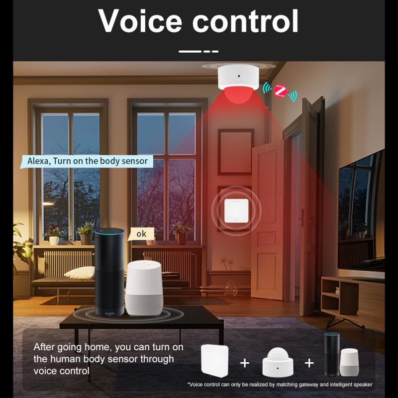 Tuya ZigBee Motion Sensor PIR Automation Human Smart Body Movement Infrared Detector Wireless Security Smart Life APP Control