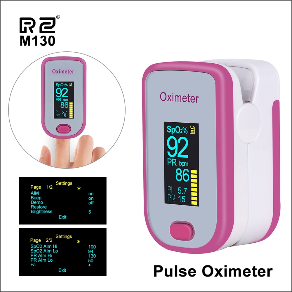RZ Finger Pulse Oximeter Portable Digital pulsioximetro Household Health Monitor Heart Rate SPO2 PR Saturimetro Pulse Oximeter