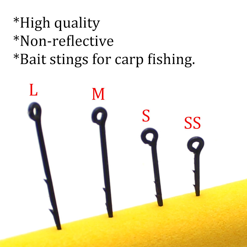 30pcs Carp Fishing Maggot Clip Fishing Bait Ring Hooks Bait Sting Boilie Pin Spike Live Bait Lure Hook Carp Chod Hair Rig Tackle