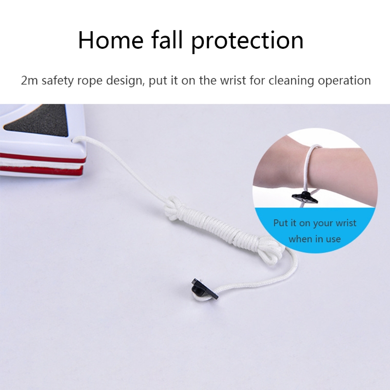 GXMA Magnetic Glass Cleaner Triangular Brush Bow Window Wiper Double Side BrushWashing Tool for High-rise Car Glazed Windows