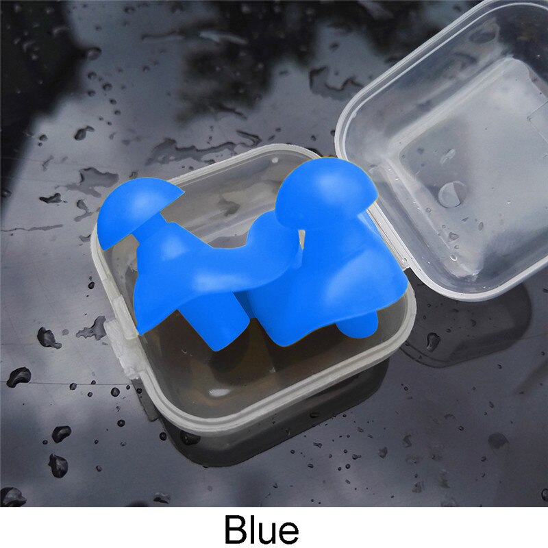 Ear Plugs Silicone Ear Protection Earplugs for Sleeping Foam Plug Anti-Noise Ear Protectors Noise Reduction Hearing Protection: Blue