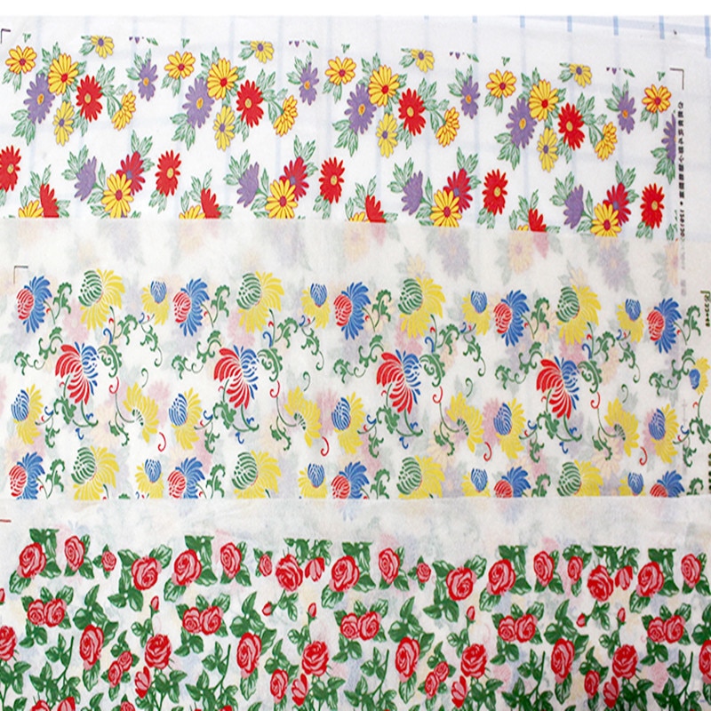 Ceramic Art Underglaze Color Flower Paper Blue and White Porcelain Sticker Jingdezhen DIY Ceramic Transfer Paper