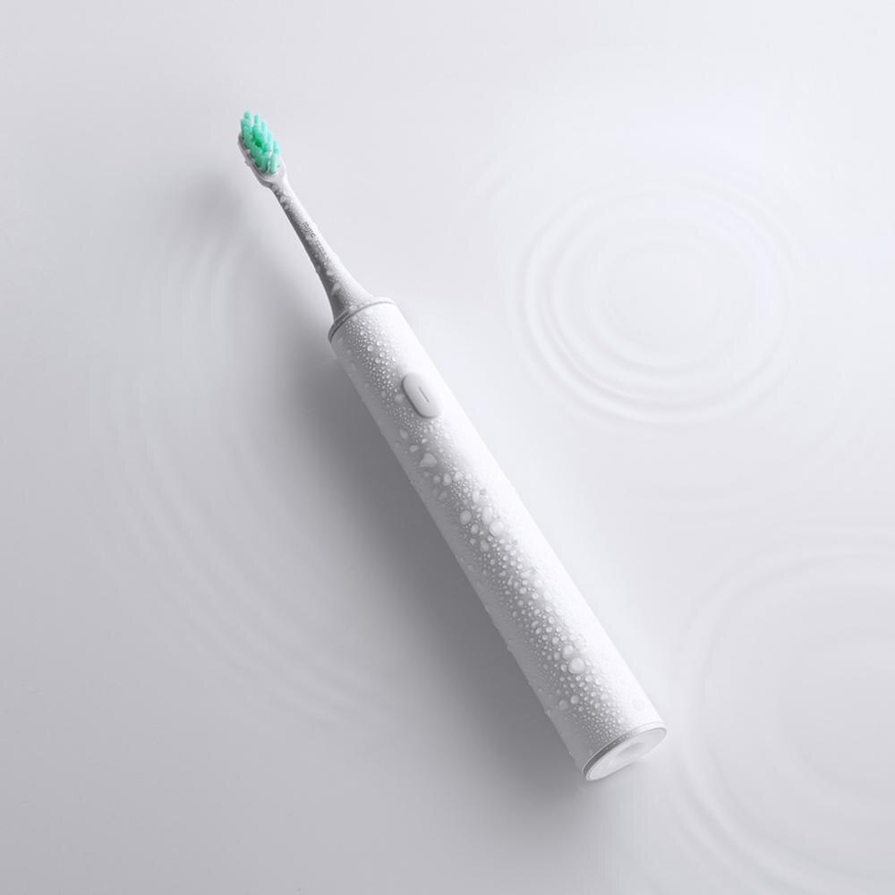 XIAOMI MIJIA-brosse à dents électrique intelligente T500, MES601, brosse à dents électrique intelligente, charge sans fil USB, étanche, application de contrôle ultrasonique: T500 X 1