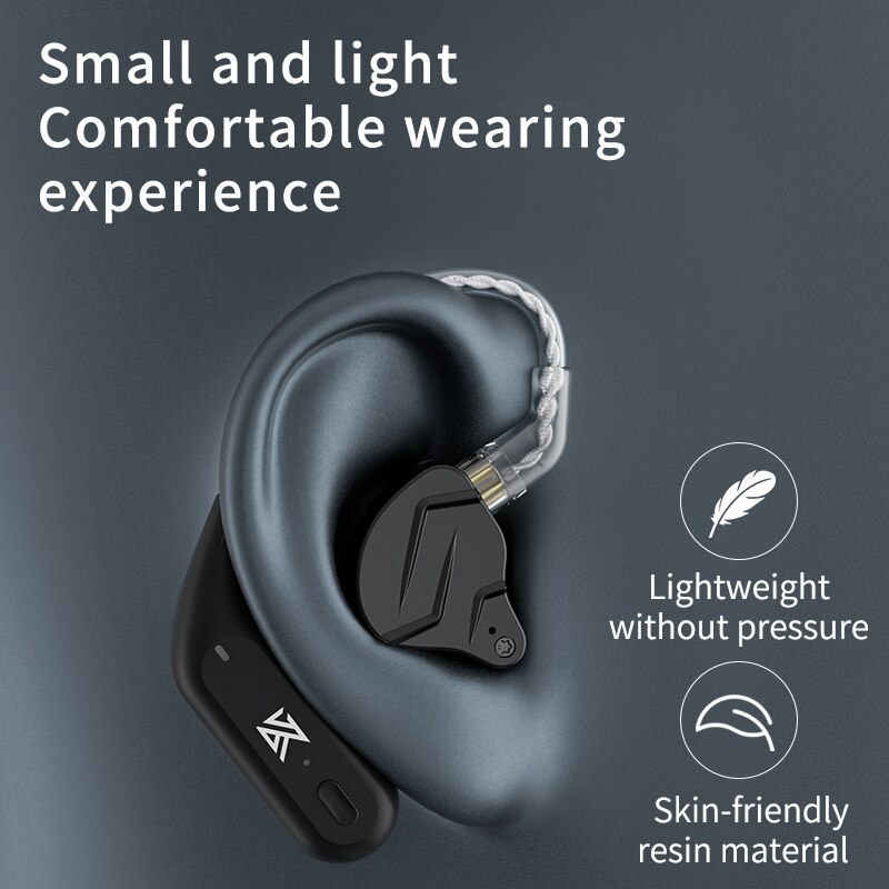 KZ AZ09 Bezprzewodowy kabel Bluetooth 5.2 do aktualizacji Bezprzewodowy zaczep na ucho HIFI z etui ładującym do słuchawek KZ TRN CCA Zestaw słuchawkowy ZAX ZSX