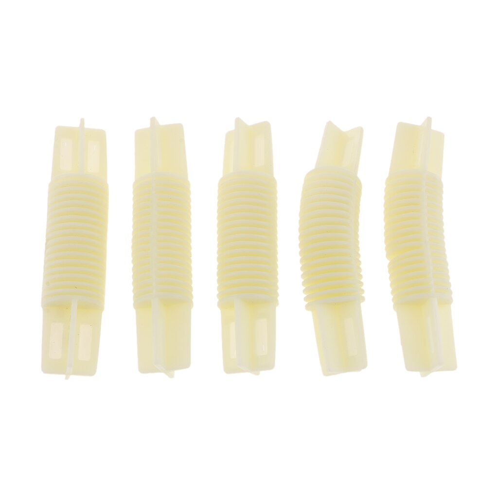 Poteau de rideau de fenêtre en saillie | Connecteur de coude Beige 5 pièces 26mm/28mm
