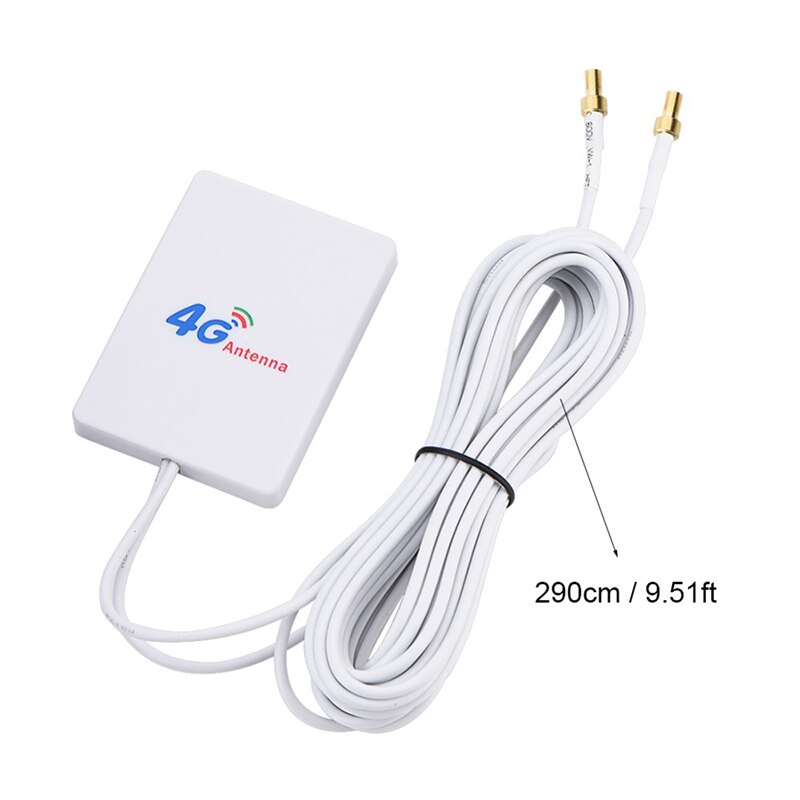 28dBi High Gain 3G 4G LTE Router Modem Aerial External Antenna Dual SMA TS9 CRC9 With 2 Meters RG174 Cable