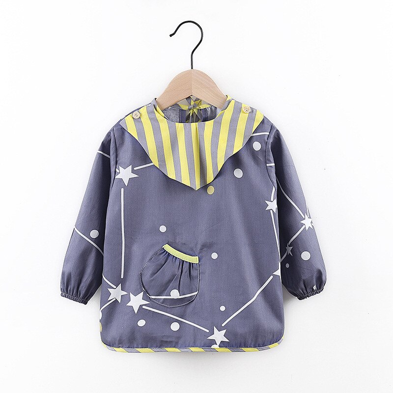 Baumwolle Baby Lätzchen Wasserdicht Art essen Kleidung freundlicher Langen Ärmeln Fütterung Kittel Lätzchen Baby Schürze Bandana Bebes Lätzchen