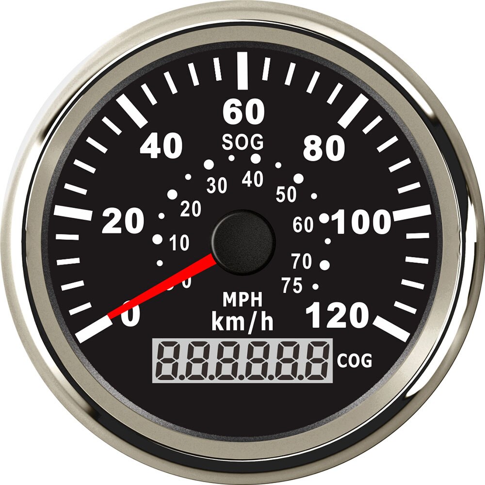 85mm Car Motor GPS Speedometer Waterproof Digital speed meter COG SOG Gauge 120 Km/h 75MPH instrument panel motorcycle