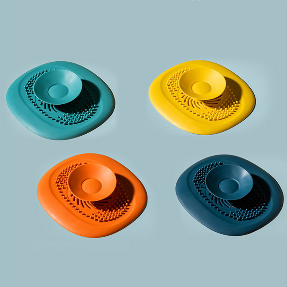 Siliconen Douche Afvoer Gootsteen Filter Haar Catcher Stopper Badkamer Afvoerputje Cover Universele Anti-Verstopping Gootsteenzeefje