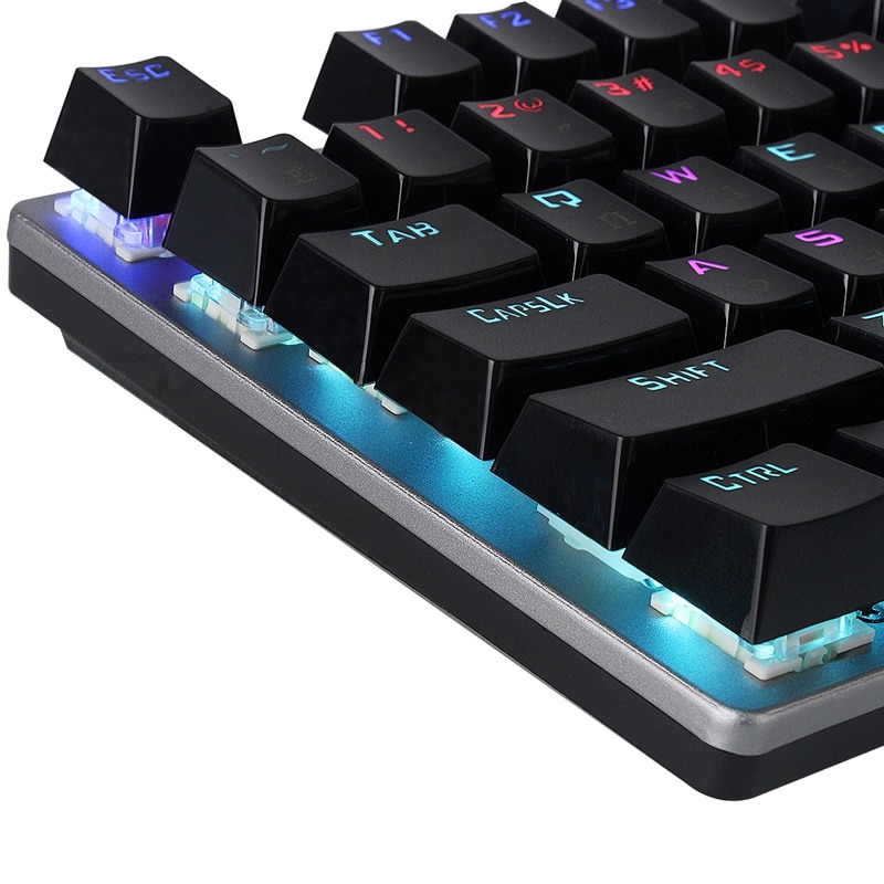 AULA Mechanical-Keyboard Game Laptop Computer Wrist-Rest Backlight LED Wired USB Gaming Hebrew Arabic Russian