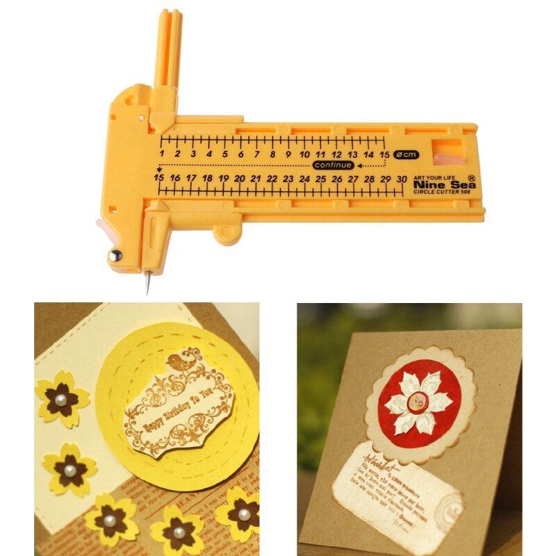 Compasses Circle Cutter Utility Photo Paper Cutter Circular Tool Tangential Device DIY Painting Craft Decorations