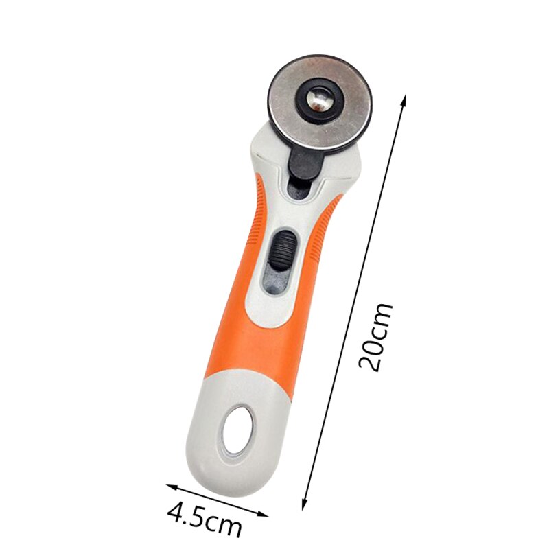 Roller Wheel Round Knife Sewing Machine Parts 45mm Patchwork Tools for Hand Cutting Leather Fabrics Wheel Knife Rotary Cutt