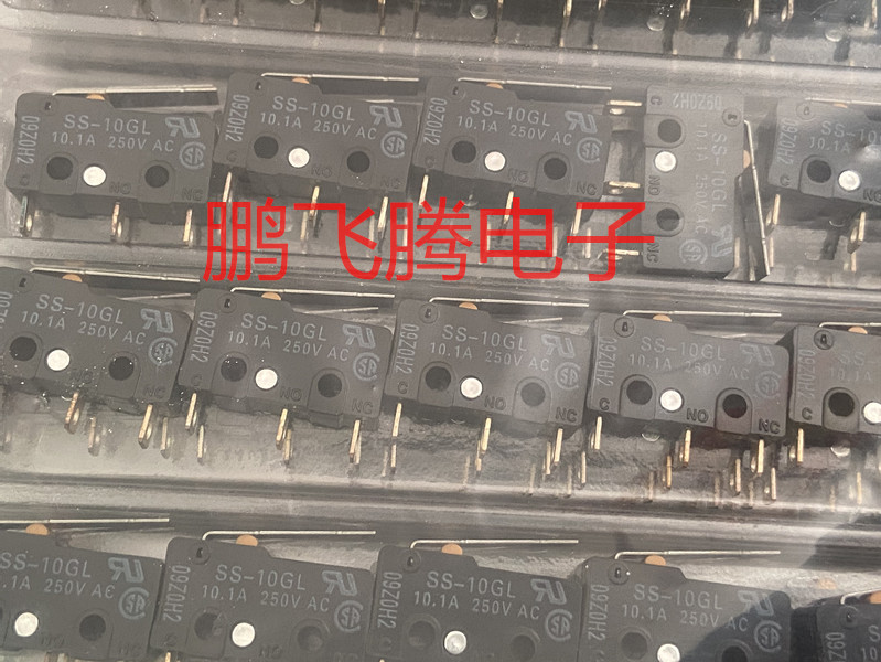 1PCS Imported Japanese Omron SS-10GL small micro switch 3 foot stroke limit with straight handle swing rod 10.1A