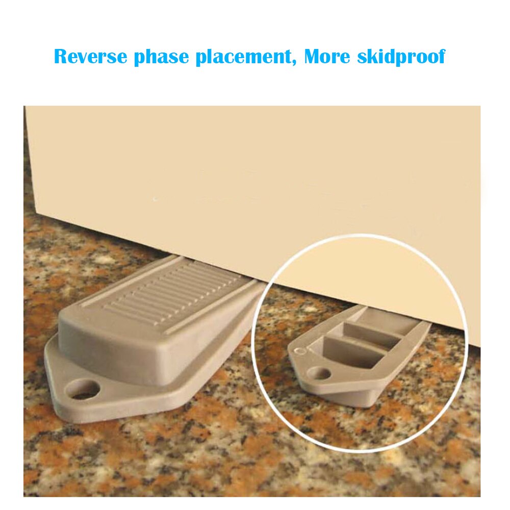 Lot de 3 butées de porte en caoutchouc pour enfants, protection des doigts