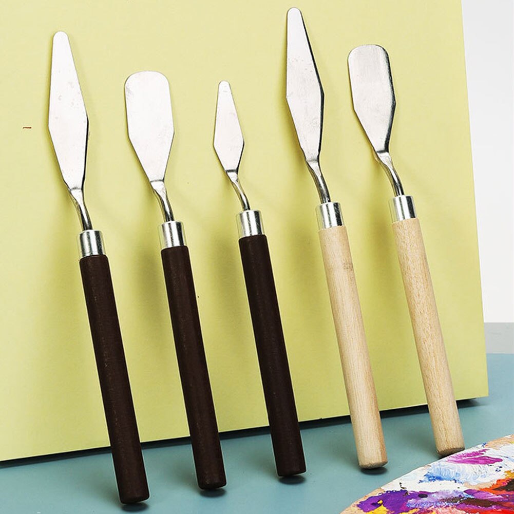 Palette Watercolor Artist Color Mixing Spatula Scr... – Vicedeal