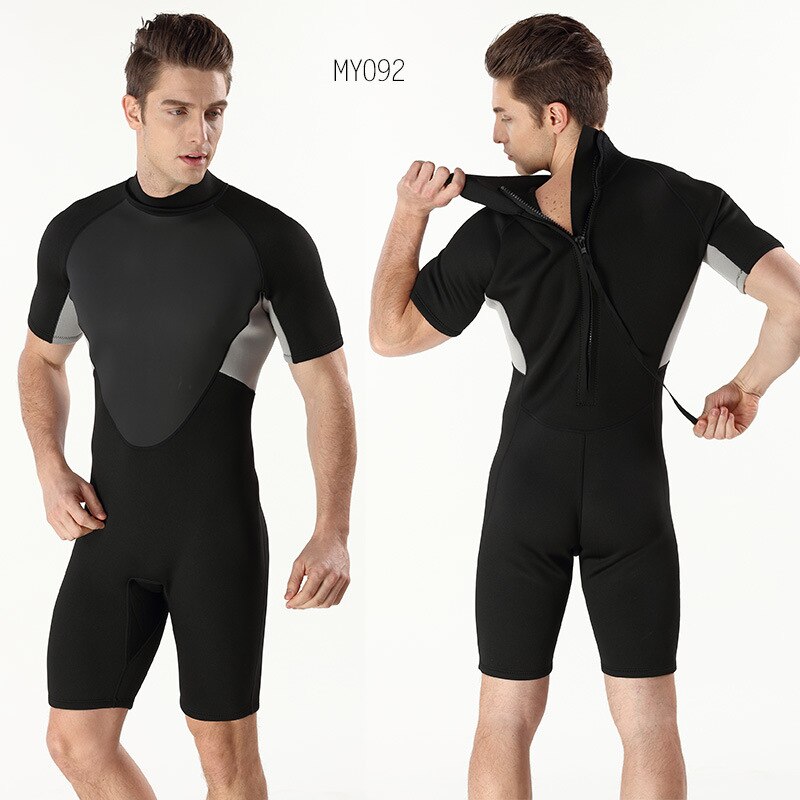2 MILLIMETRI uomini liberi di trasporto In Neoprene Scuba Diving Suit Warm Anti Freddo A Maniche Corte Pantaloni di Scarsità Sommergibile Tuta surf vestito di immersione subacquea per gli uomini