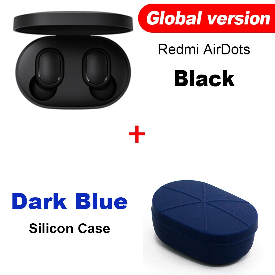 Original Xiaomi Redmi Airdots Xiaomi TWS Wireless Earphone Handsfree Voice Control Bluetooth 5.0 Noise Reduction Tap Control