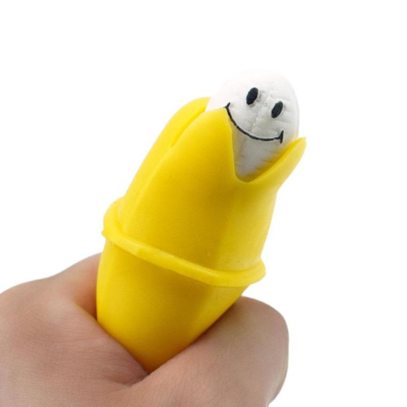 Volwassen Zachte Banaan Stress Release Speelgoed Friet Squeeze Kit Speelgoed Squishy Baby Kids Decompressie Sticky Grappige Stress Squishies