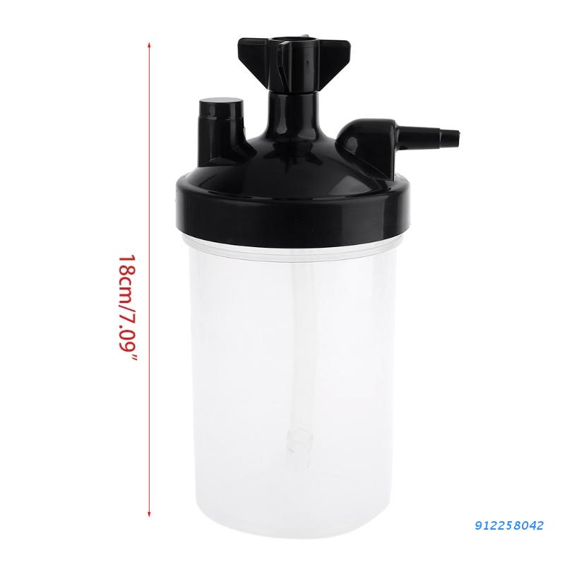 Humidifier Water Bottle for Oxygen Concentrator Oxygen Bubbler Bottle Tubing Connector Elbow for Oxygen Concentrator Oxygen