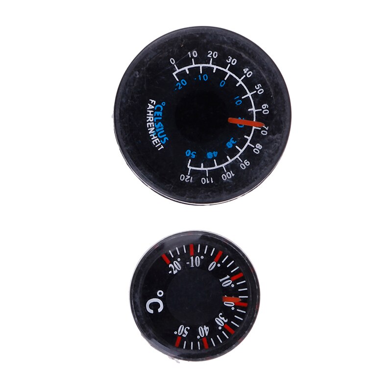 20mm 27mm Plastic Digital Thermometer Round Mini Thermometer Mini Spirit Circular Thermograph Celsius Hydro Thermograph